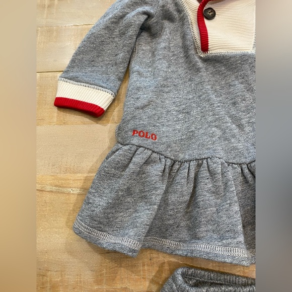 Ralph Lauren baby girl 2 piece sweater knit dress - Picture 5 of 12
